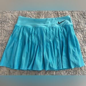Nike Pleated Light Blue Tennis  Skirt S